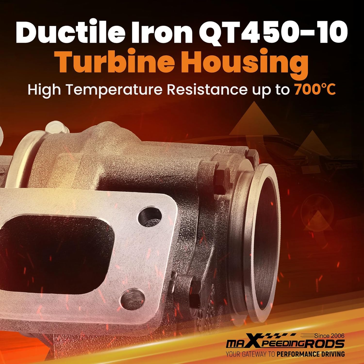 maXpeedingrods HX30W Turbocharger Turbo Kit for Cummins Industrial Komatsu Elite 4BT 1995-2006, for Various with 4BTAA Engine 1996-2012, for Industrial Excavator Truck 2002-, Basic VL Series