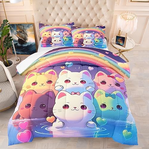 Miniatura 9 de Juego de edredón de hongos para niñas ropa de cama de tamaño Queen con estampado de hongos para niñas juego de ropa de cama de tamaño Queen con