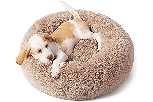 Bedsure 23'' Anti-Slip Calming Dog Bed for Small Cats and Dogs up to 25 lbs