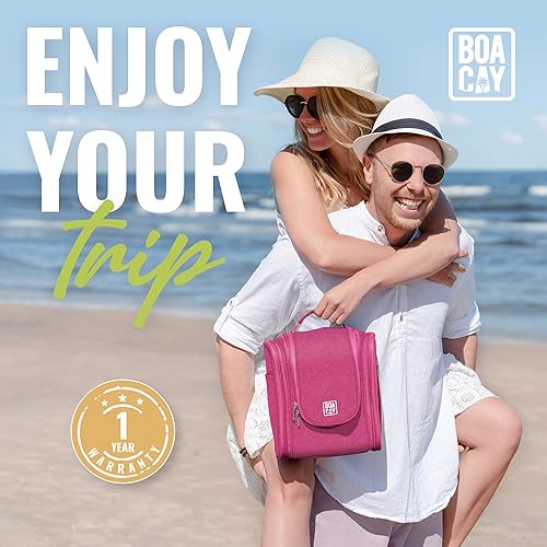 Miniatura 2 de BOACAY Neceser de viaje colgante para mujeres y hombres, bolsa de maquillaje y ducha, M, Neceser
