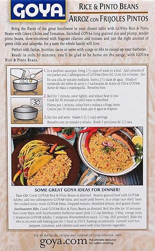 Miniatura 4 de Goya Foods Arroz y frijoles pintos, 8 onzas (paquete de 24)