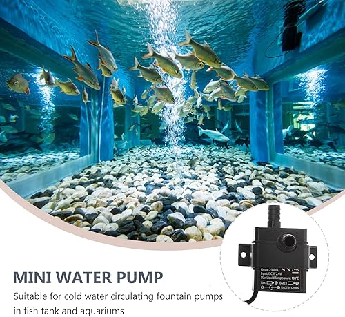 Miniatura 5 de Mini Brushless DC Water Pump for Fish Tanks and Fountains Quiet Submersible Compact Pump with Lift for Aquarium Pet Drinking Fountains Computer