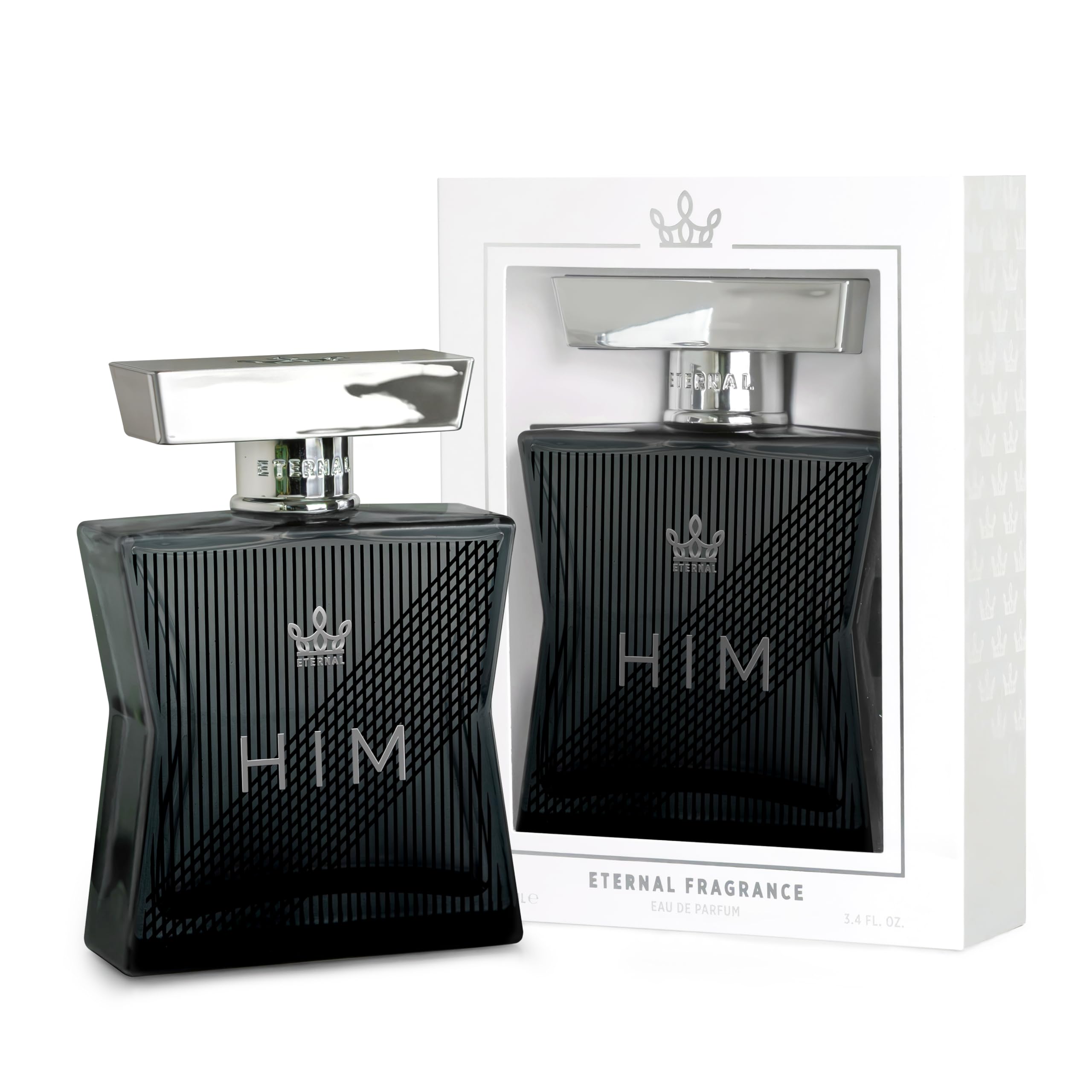 Eternal Fragrance Eternal Him EDP Inspired by Y.SL's Myslf, 3.4 oz (100ml) Long-lasting, Vegan, Clean Ingredients, Cologne Spray, 2000 sprays per bottle