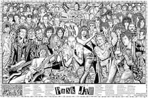 Amazon.com: HLXFF3 Aeiniwer Punk Jam Poster 36 x 24in