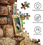 Chicken Coop Puzzles for Adults 1000 Piece, Jigsaw Puzzles for Adults, Adult Challenging Game Toys, Impossible Puzzle, Family Decoration Puzzle
