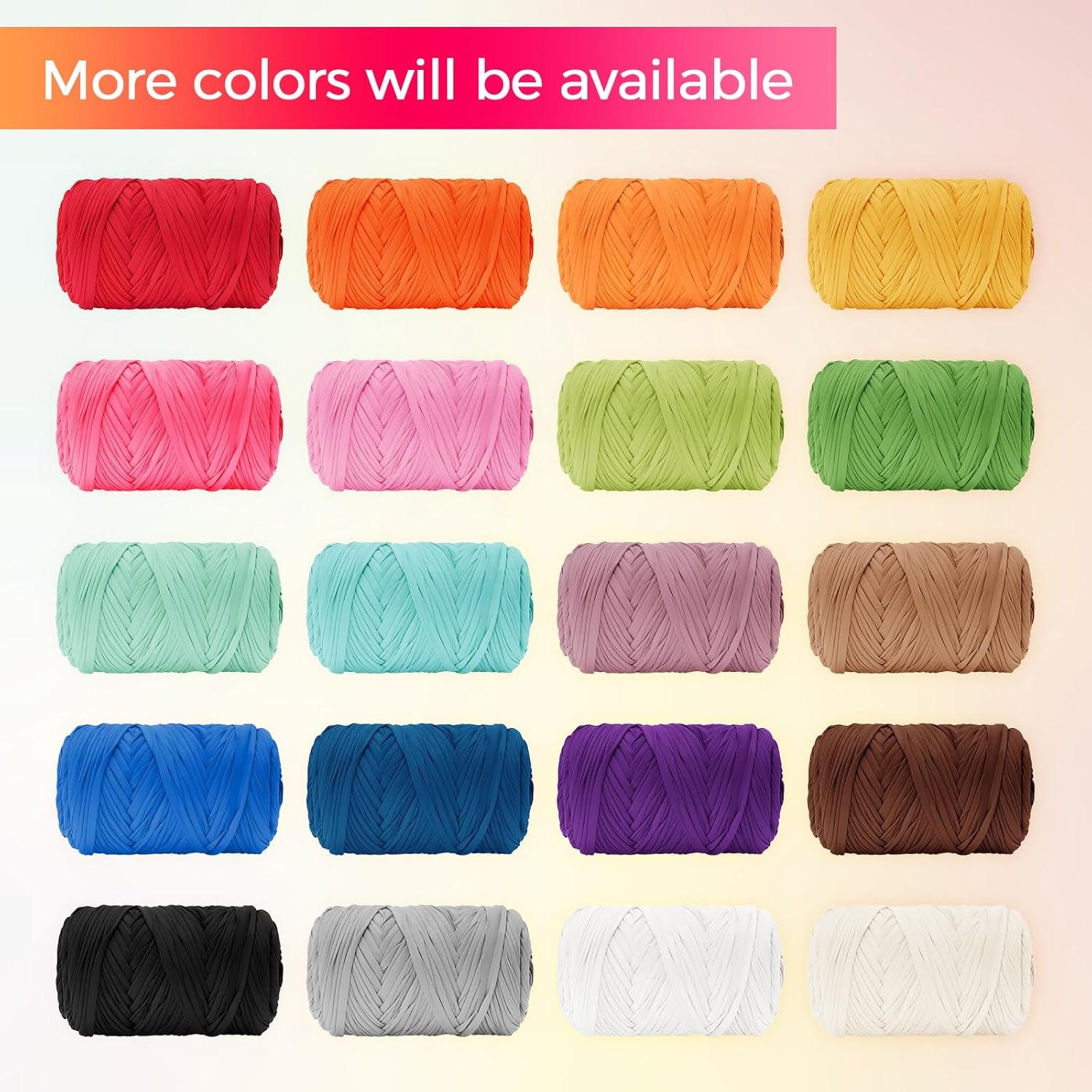 T Shirt Yarn 260 Yards Beginner Crochet Tshirt Yarn 800g Elastic Fabric Thick T-Shirt Yarns for Crocheting, Knitting Bags, Baskets, Rugs, Coasters, DIY Craft, Home Decor (Light Pink)