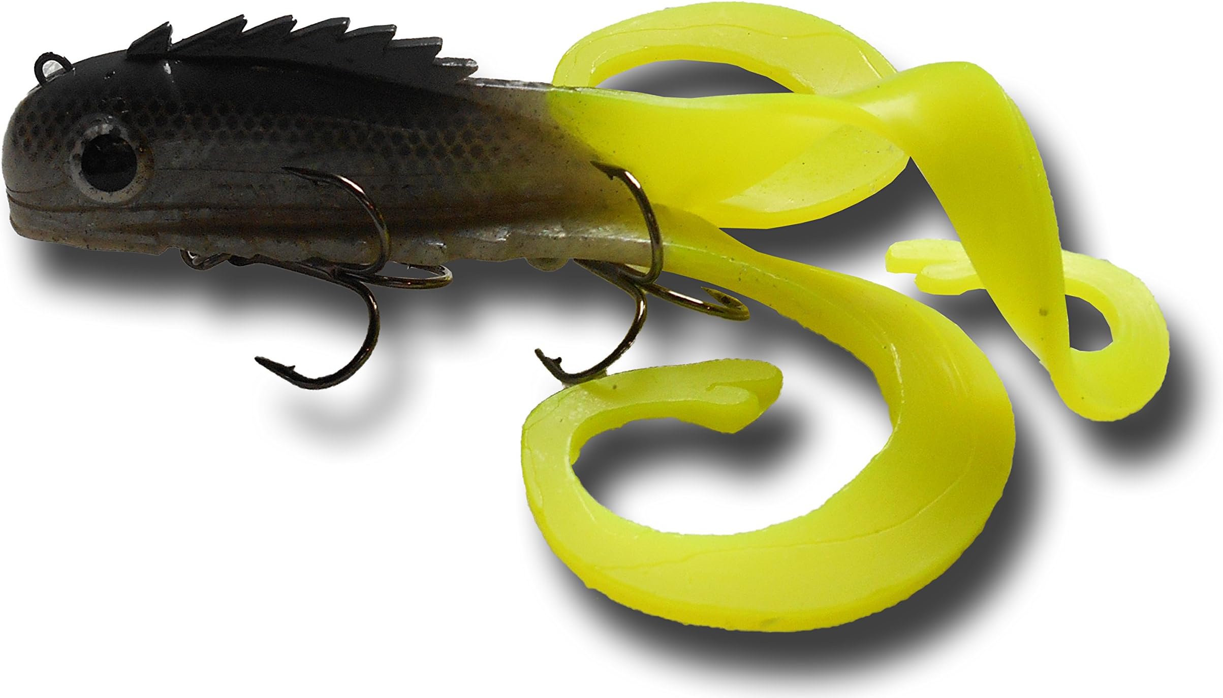 Mini Medussa Chaos Tackle Lemon Tail 9" Musky Pike Lure Muskie Bait Lures Swim Bait Bull Dawg