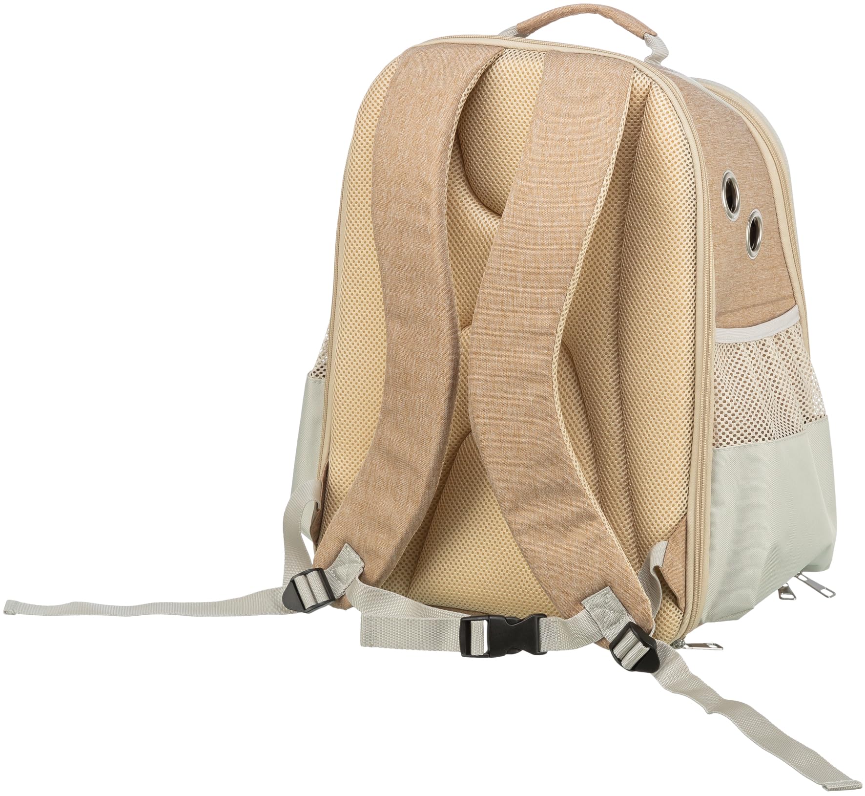TRIXIE Mochila Willow, 38 × 25 × 45 cm, Beige/Marrón