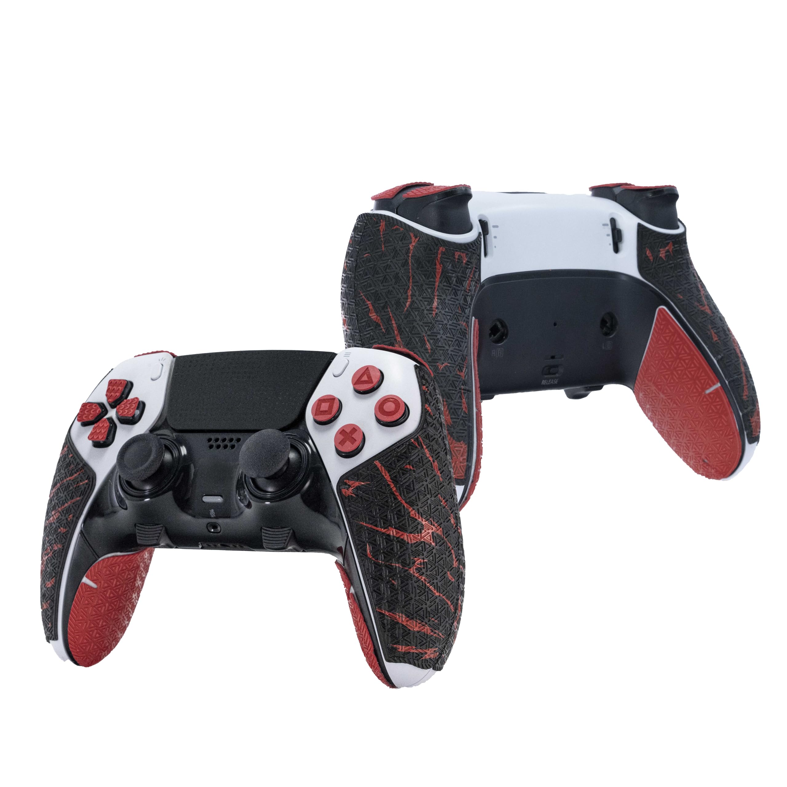 Controller Grips, Anti-Skid, Multi-Texture, Sweat Absorption, Pre-Cut Grips Tape, Compatible with Duel Sense Edge Controller