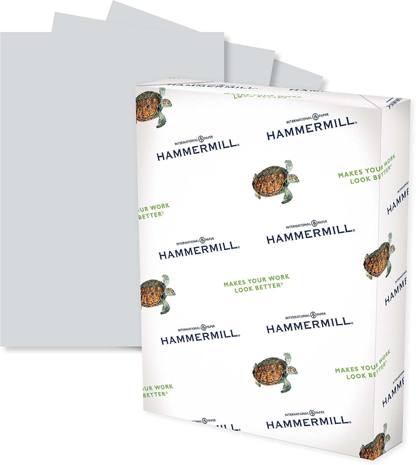 Hammermill Colored Paper, 20 lb Gray Printer Paper, 8.5 x 11 1 Ream