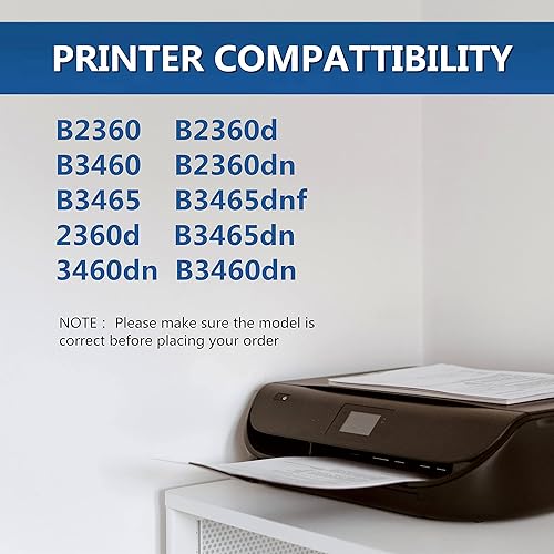 Miniatura 2 de Compatible B2360 M11XH Toner Cartridge Replacement for Dell B2360dn Toner Cartridge B2360 B3460 B3465 B2360d B2360dn B3460dn B3465dn B3465dnf 2360d