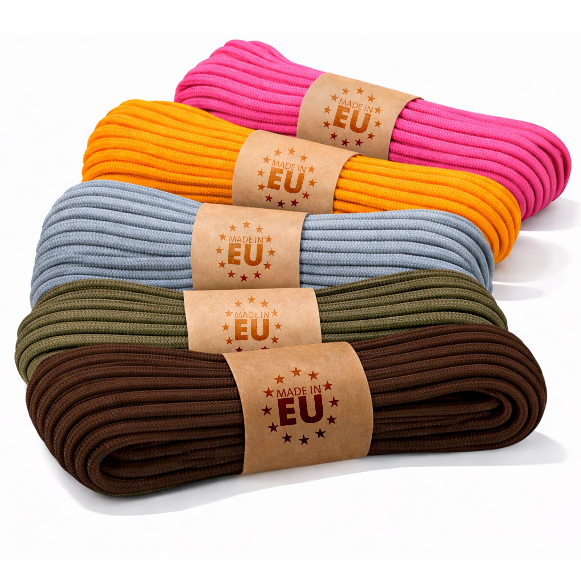 Corde Paracord 4mm 100% Nylon 550 Type III Autumn Set 6x5m 5x10m Camping Survie Extérieur