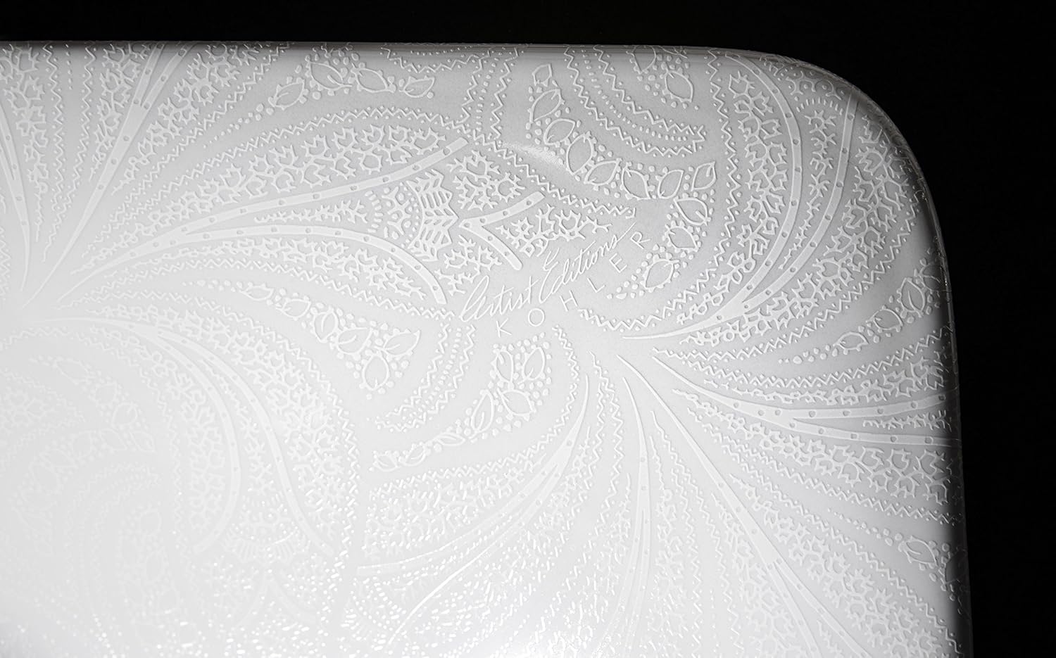 KOHLER K-75749-FP1-0 Sartorial Paisley Carillon, ARTIST EDITIONS Rectangle Wading Pool Bathroom Sink, Paisley - French Paisley