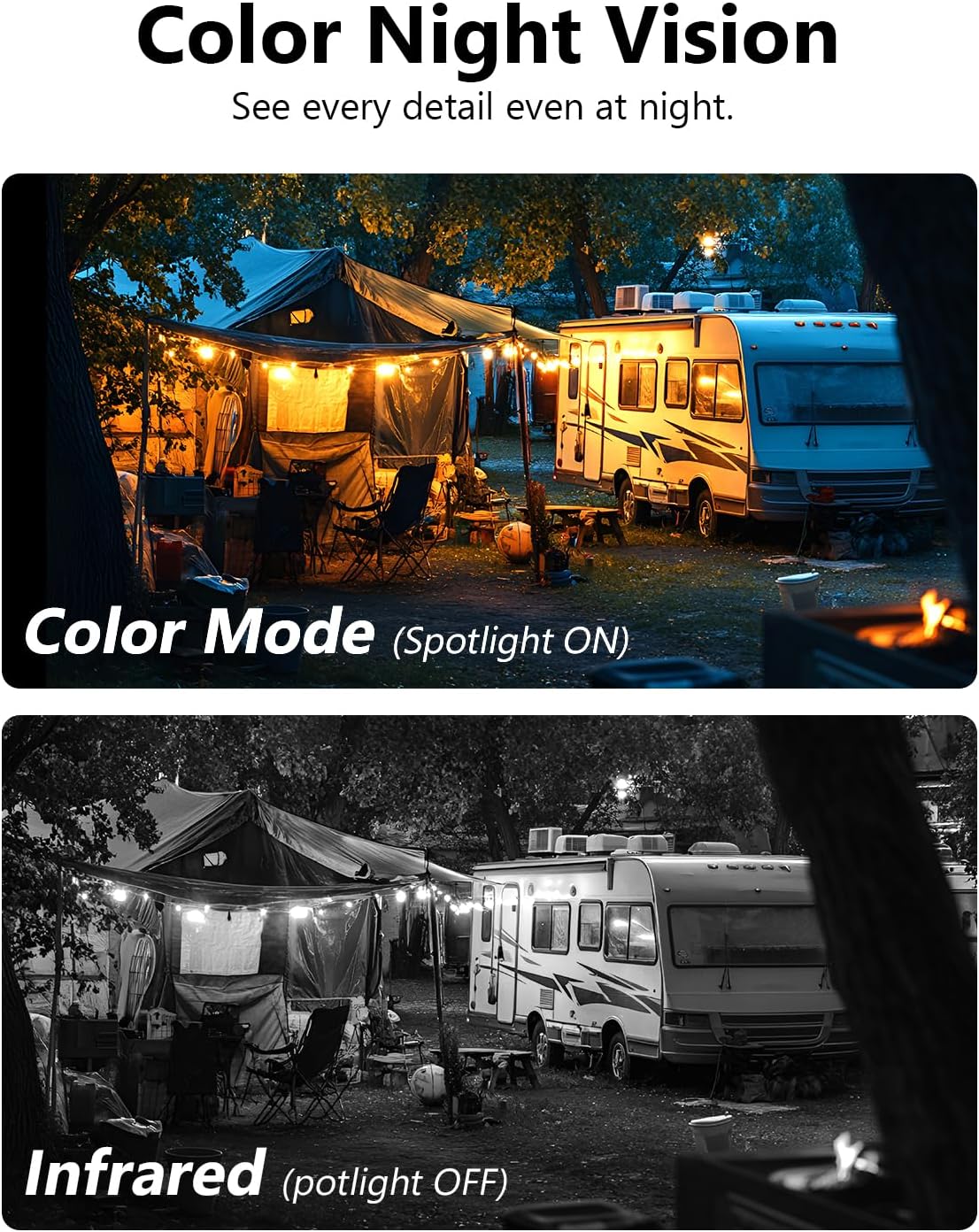 360 Days Free Data 4G LTE Cellular Solar Security Camera Wireless Outdoor, No WiFi Off Grid Solar Powered Camera Work with TUYA app 360° Viewing,Dual Storage(Support Built-in 4G Cellular Network Only) - Image 9