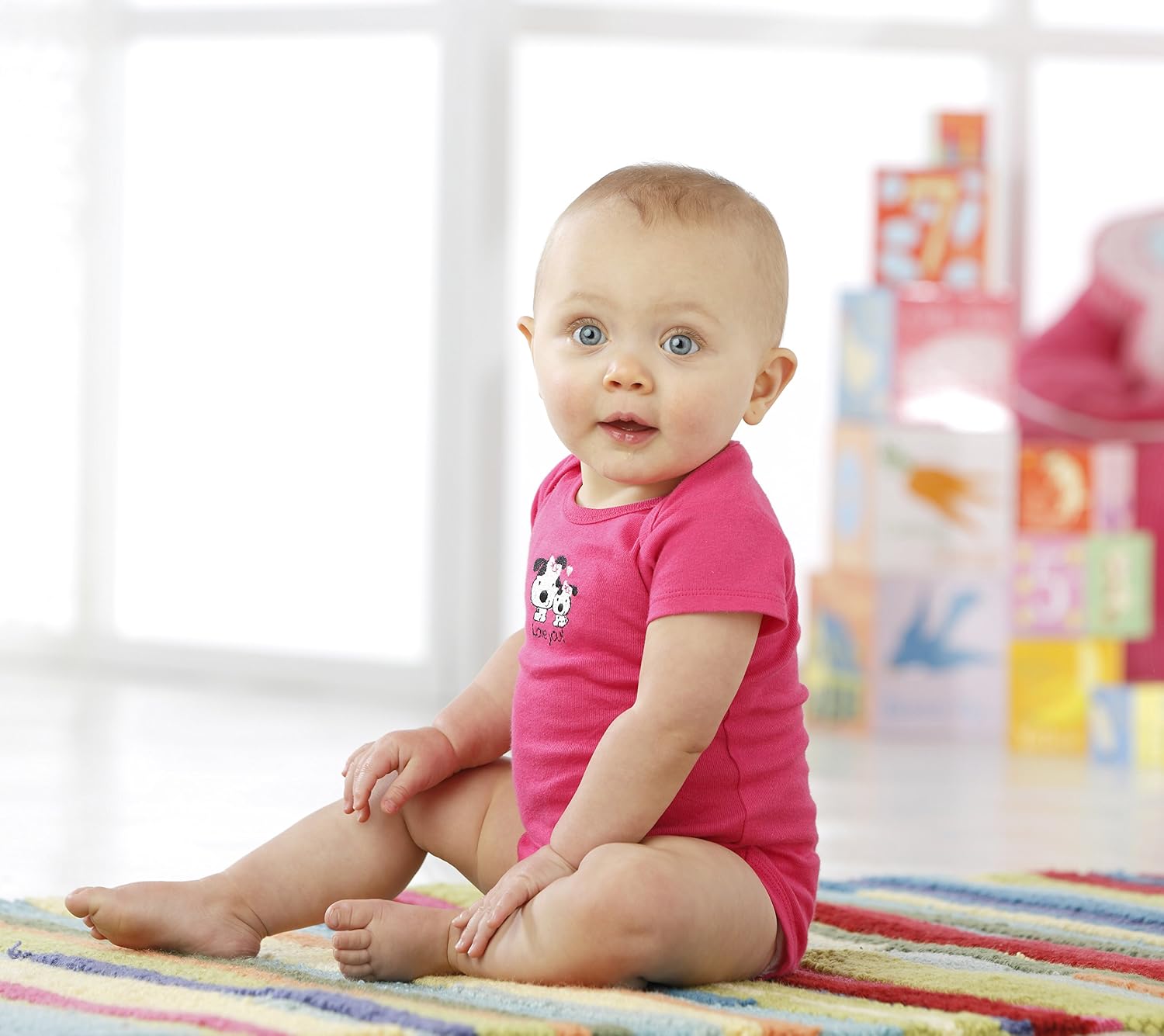 Gerber baby-girls 5 Pack Onesies