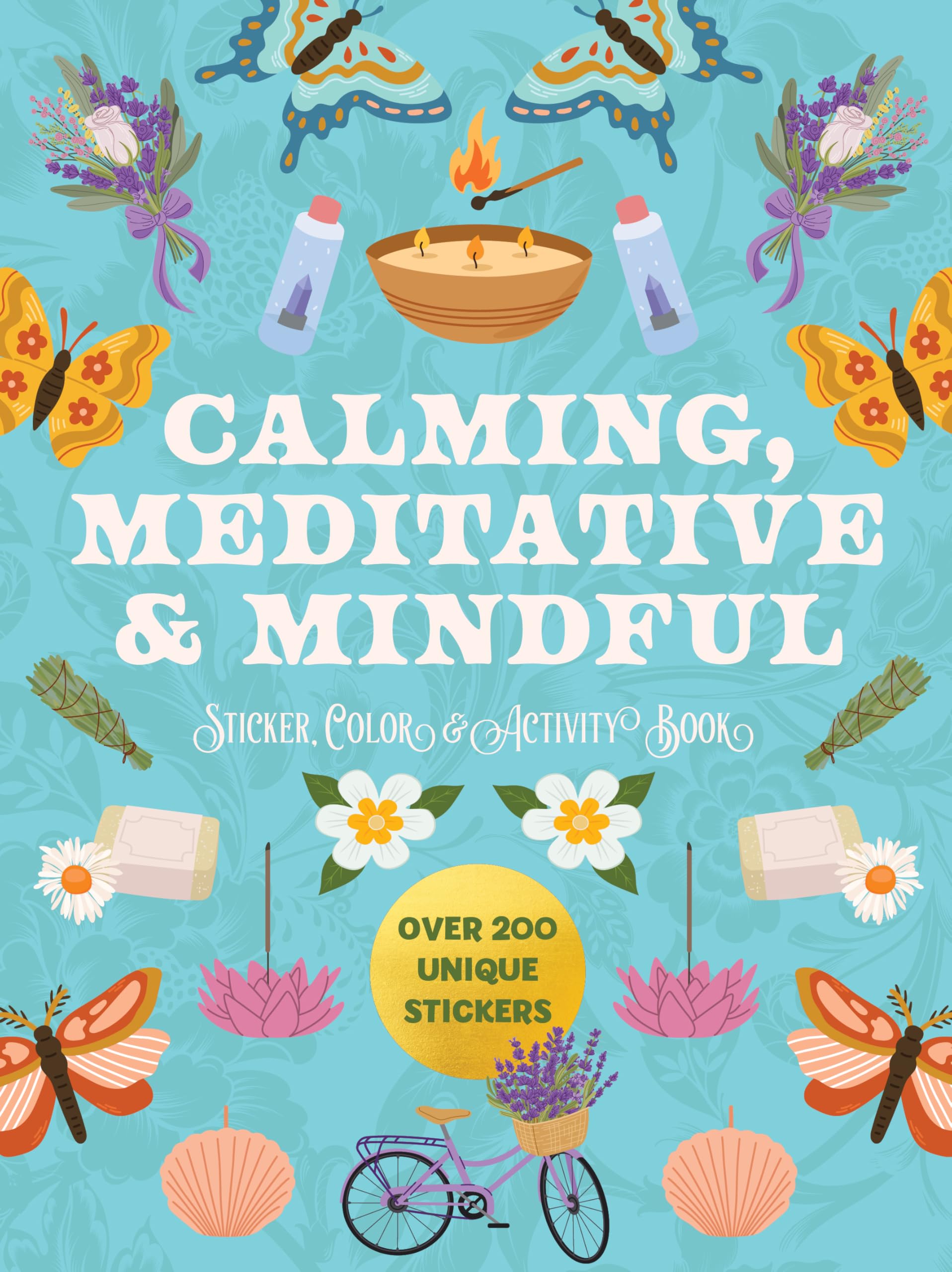 Calming, Meditative and Mindful Sticker, Color . Books**