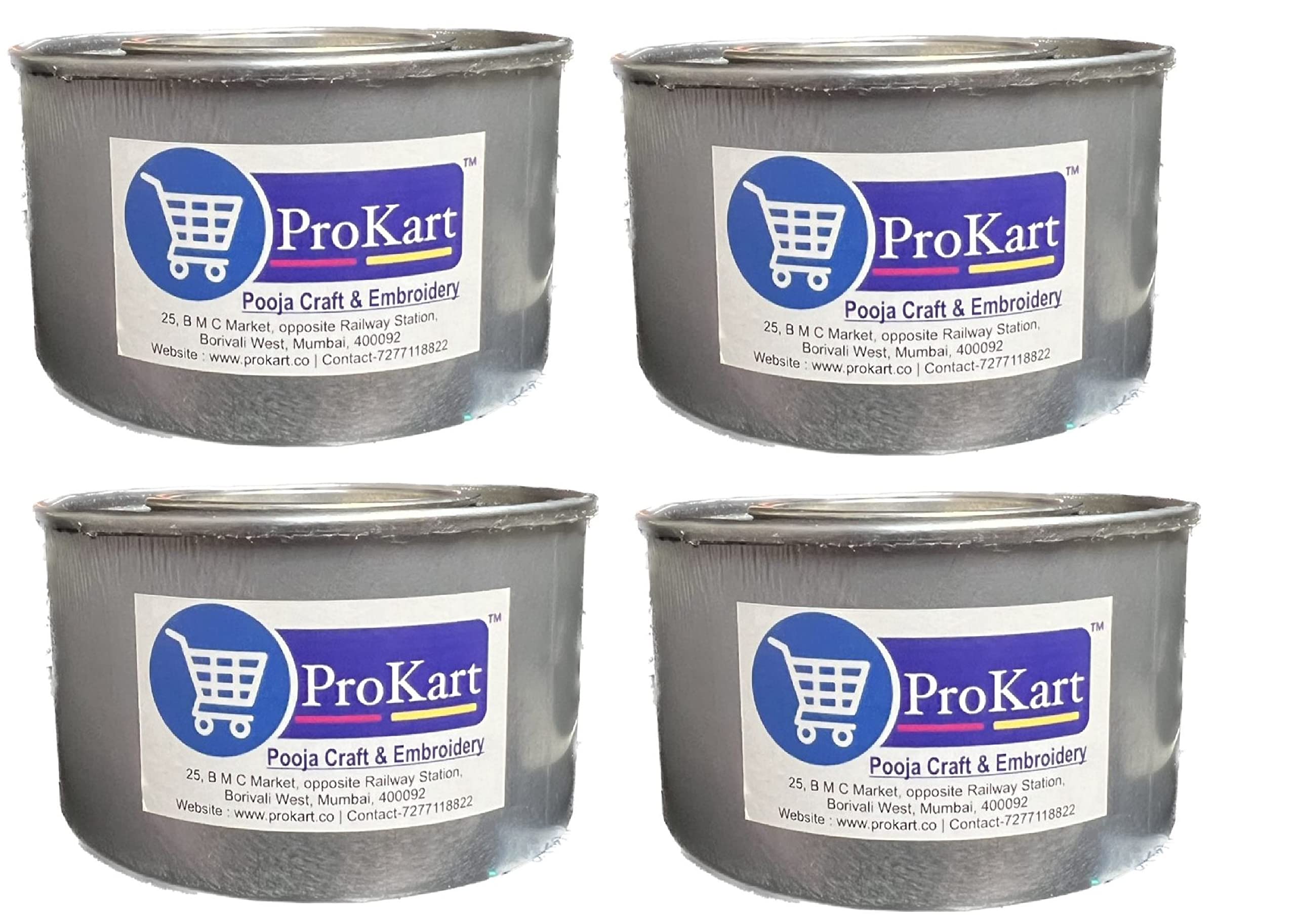 Prokart Food Warming Wax/Fuel for Chafing Dish Wick Candle Burners for Buffets Mostly Used by Caterers (Silver, 2-3 Hour) Pack of 4-image-17