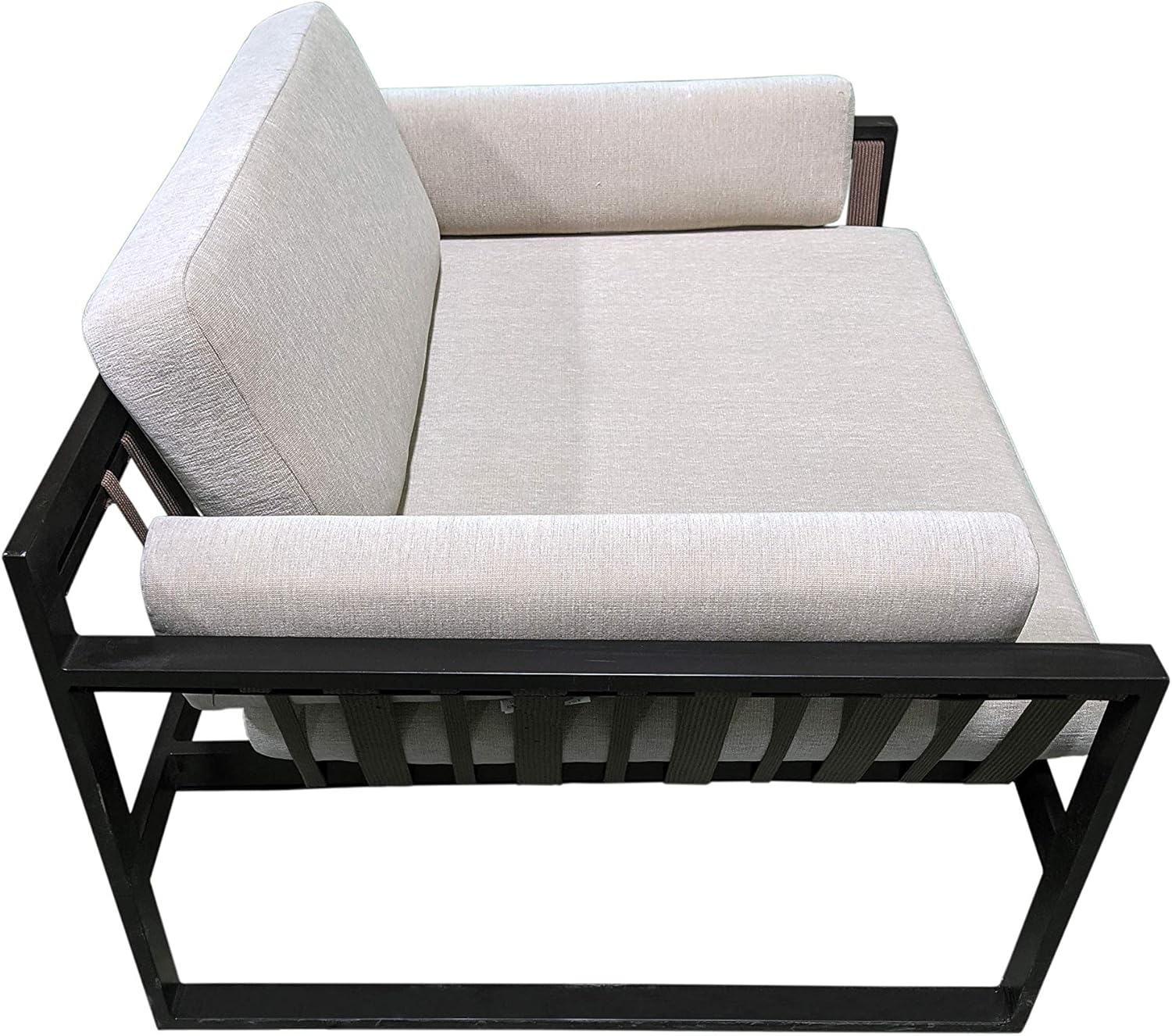 Designer Outdoor Loveseat with Cushions