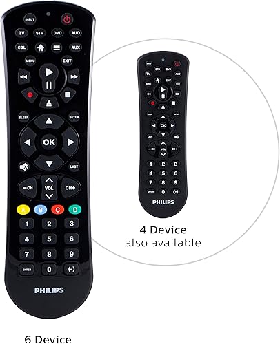 Miniatura 5 de Control remoto Philips universal, para Samsung 6 dispositivos Negro