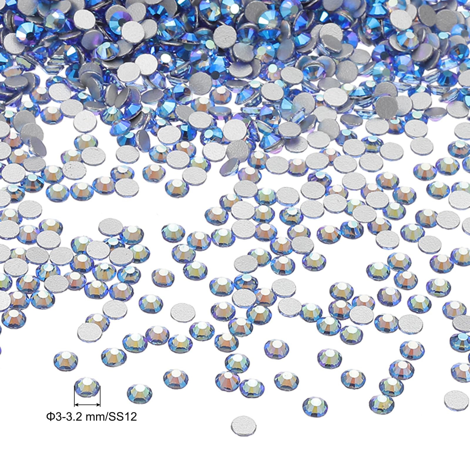 PATIKIL SS12/1440Pcs Glass Diamante Rhinestone - Image 2