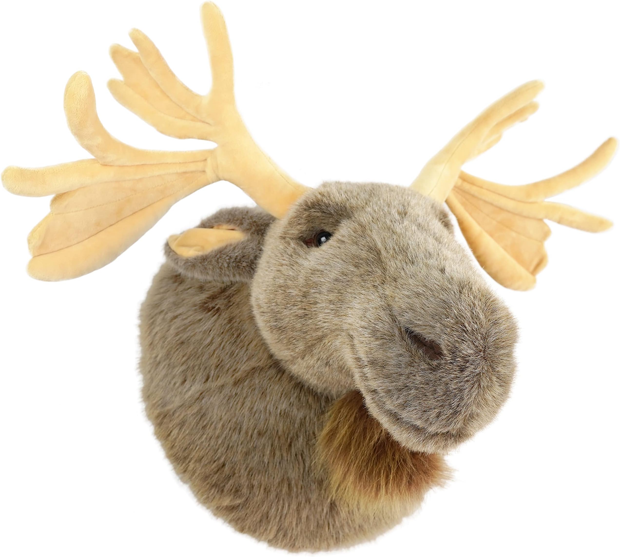 TigerHart Muscovy The Moose - 24 Inch (with Antlers) Large Stuffed Animal Plush Head Trophy Wall Mount Bust