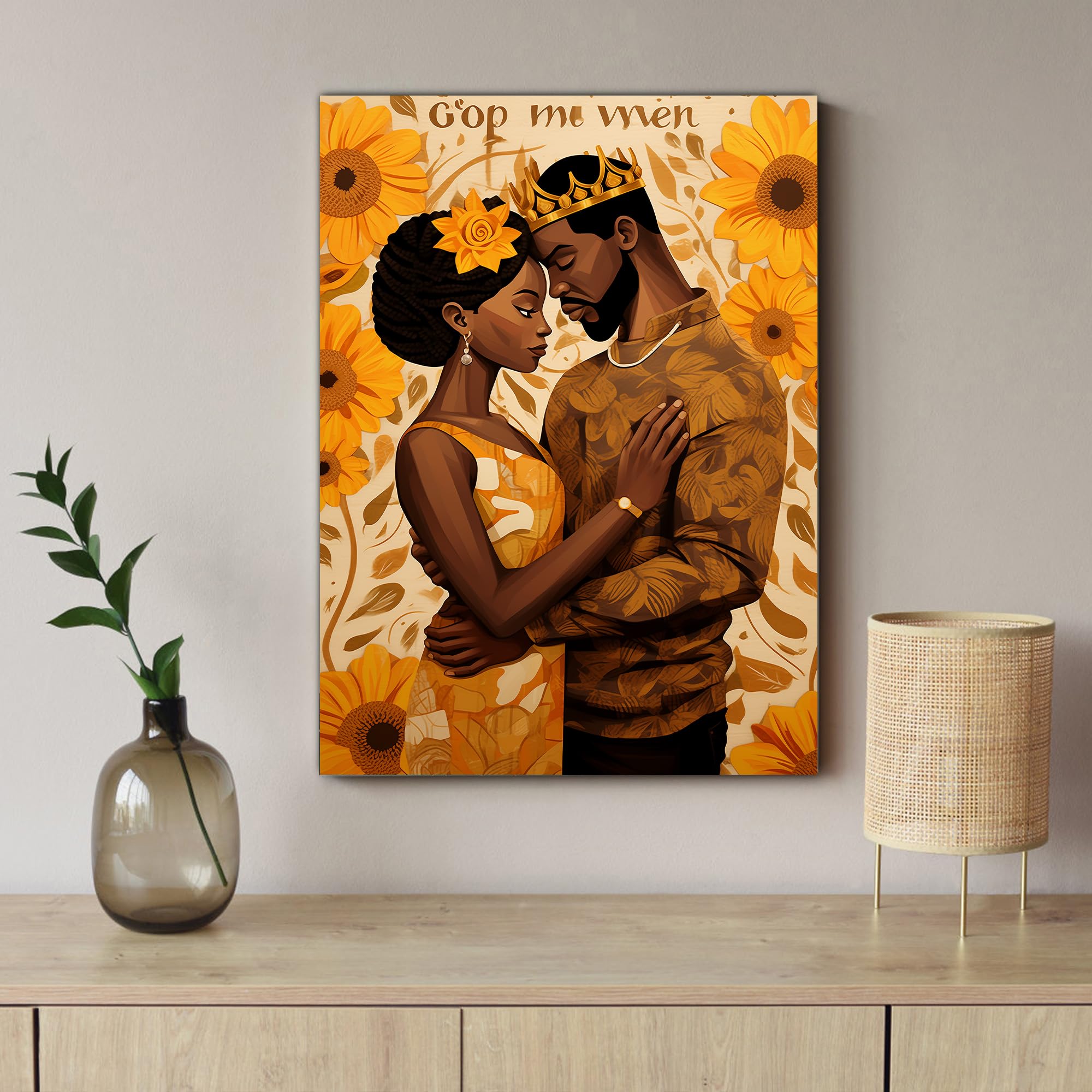 wall-art-african-american-romance-my-love-4-handmade-fabric-collage