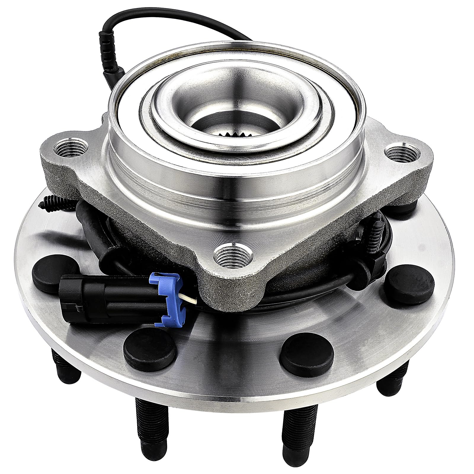 JLEO 515098 Front Wheel Hub Bearing Assembly Fits for 2007-2010 Chevy Silverado 2500 2500HD 3500 3500HD,Suburban 2500,for 2007-2010 GMC Sierra 2500HD 3500HD,Yukon XL 2500,for 2008-2009 Hummer H2