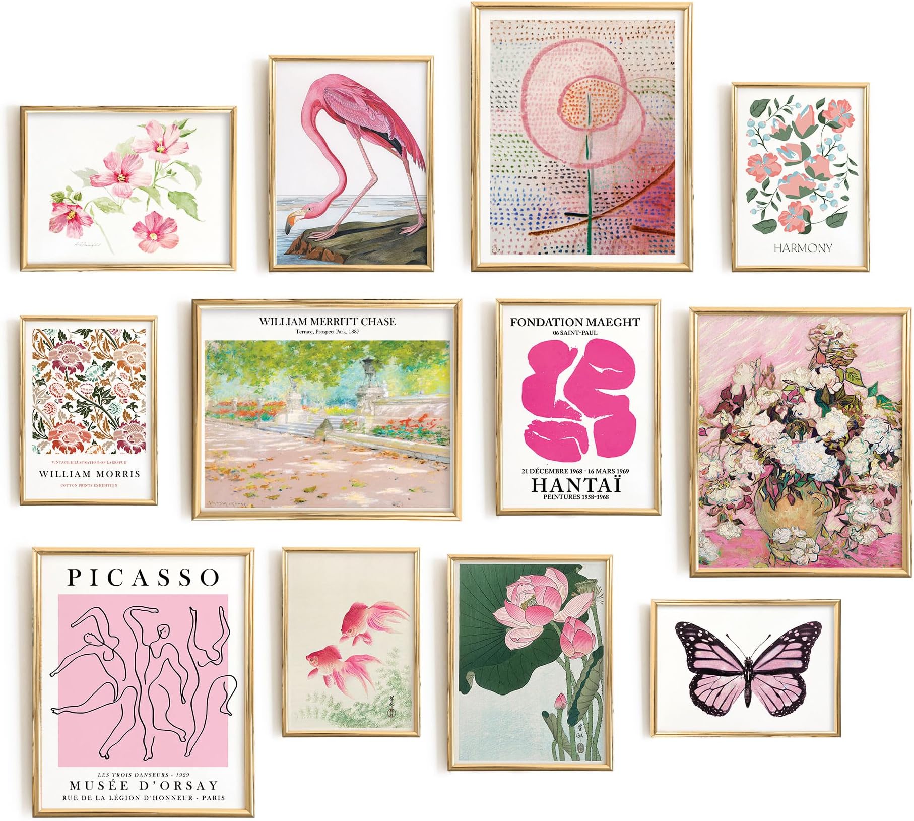 Lucky Numen Preppy Collection Poster Set (Coquette Room Decor)