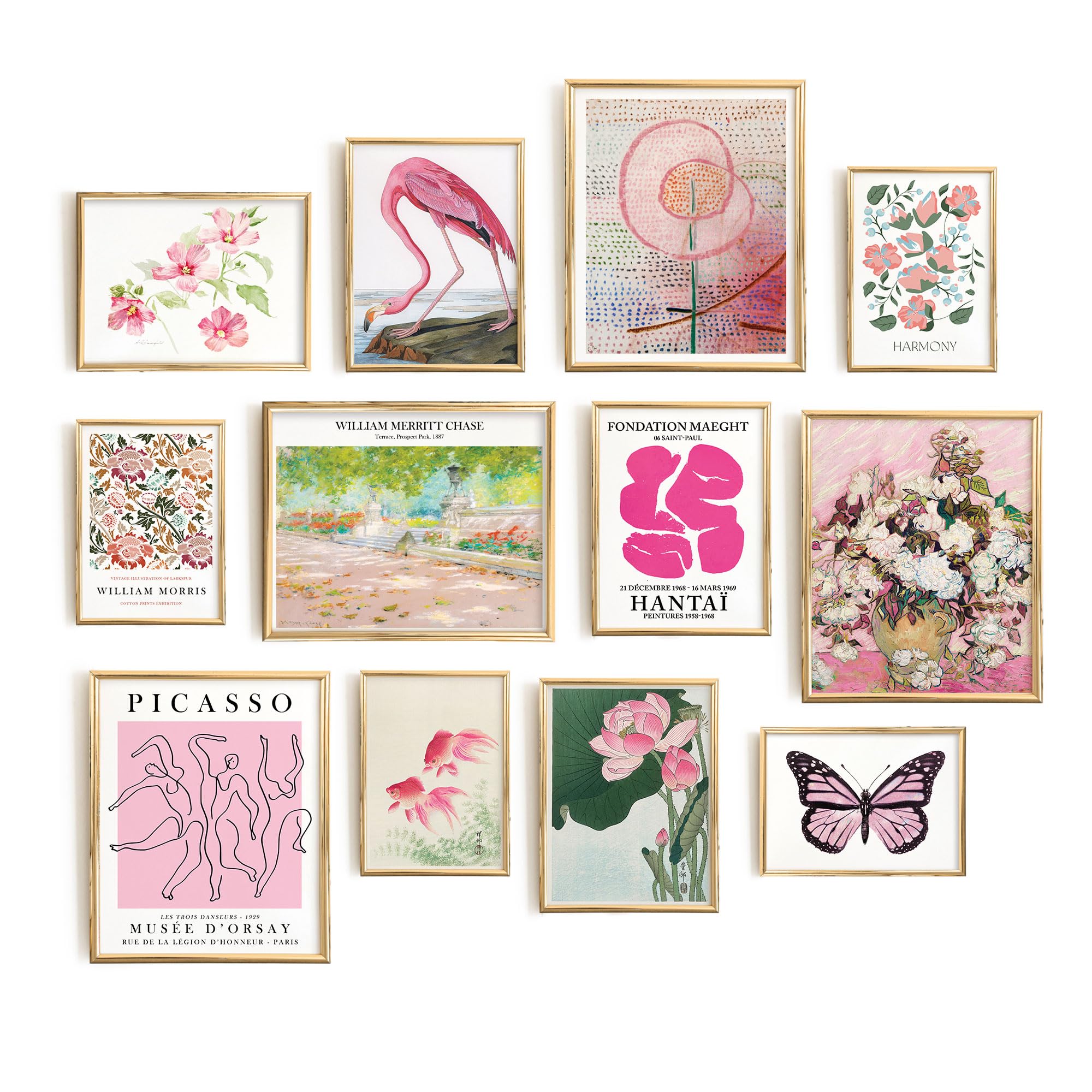 Lucky Numen Preppy Collection Poster Set (Coquette Room Decor)