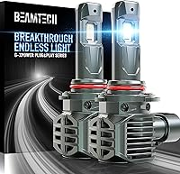 Vista 9 de BEAMTECH 90 05 Bombillas, 500% de brillo, Plug and Play, paquete de 2