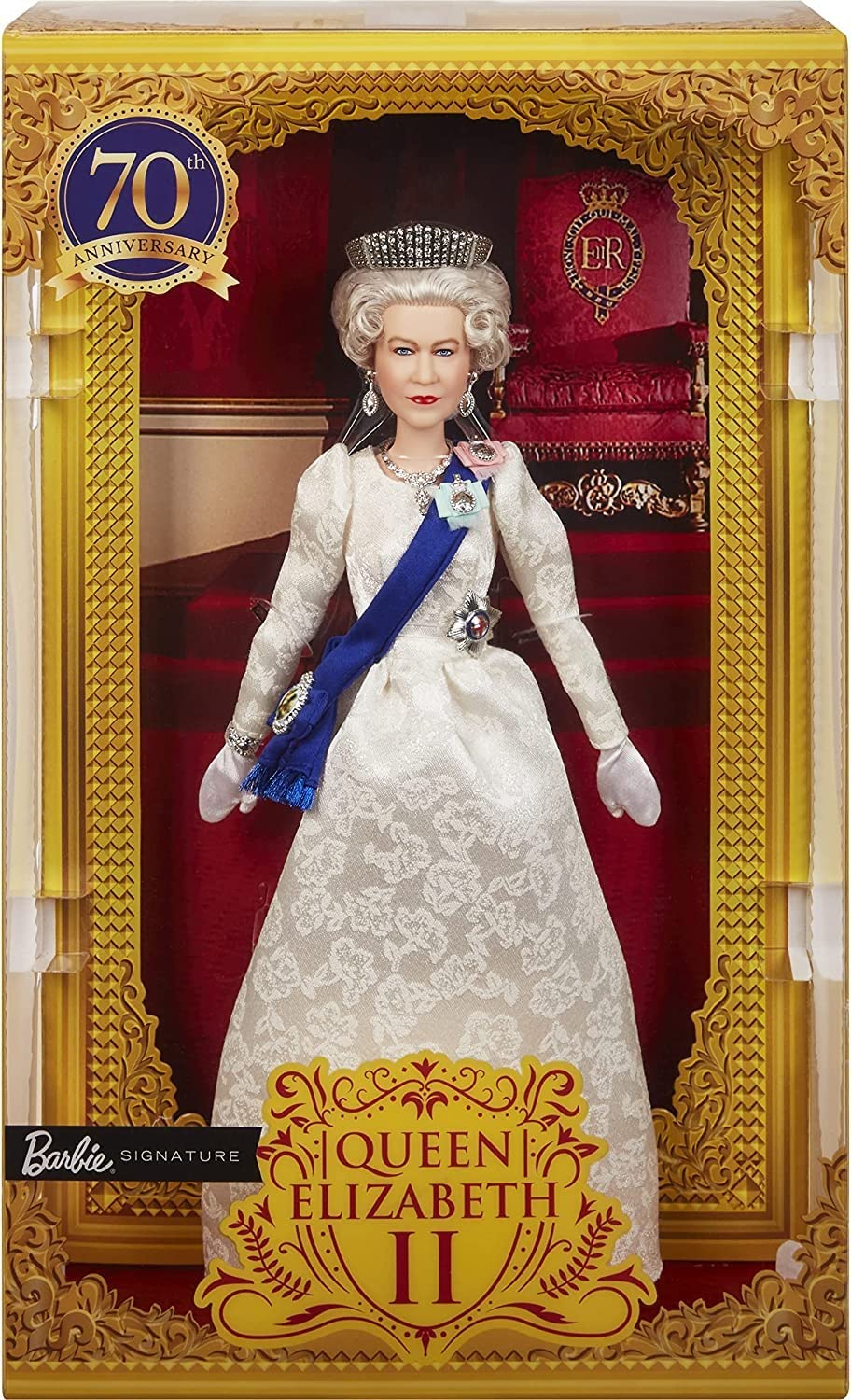 Amazon.com: Barbie Signature Queen Elizabeth II Platinum Jubilee