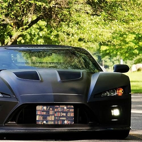 Miniatura 4 de Matrícula de aluminio para la parte delantera del automóvil, para mujeres, hombres, niñas, niños, 6 x 12 pulgadas