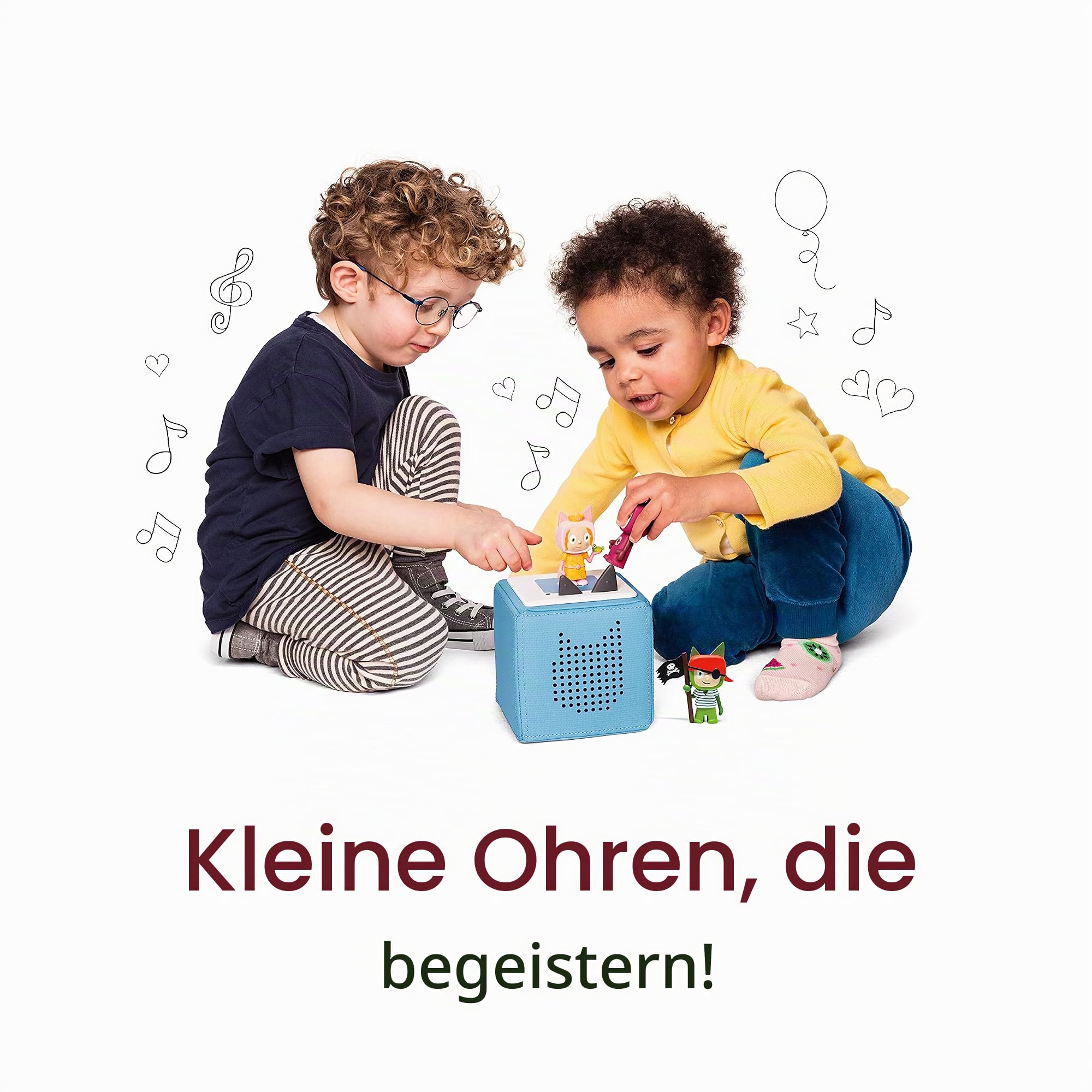 tonies Figur Meine Lieblingsgeschichten: Rotkäppchen und andere, Charakter mit Audiogeschichte für Toniebox, Audioconte ab 3 Jahren – Geschichtenbox separat erhältlich