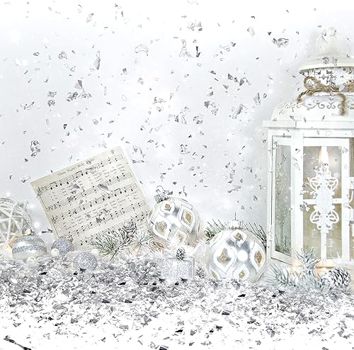 Miniatura 6 de Decoración de nieve falsa de nieve para manualidades, copos artificiales de nieve, relleno de polvo de nieve falsos para suministros de decoración