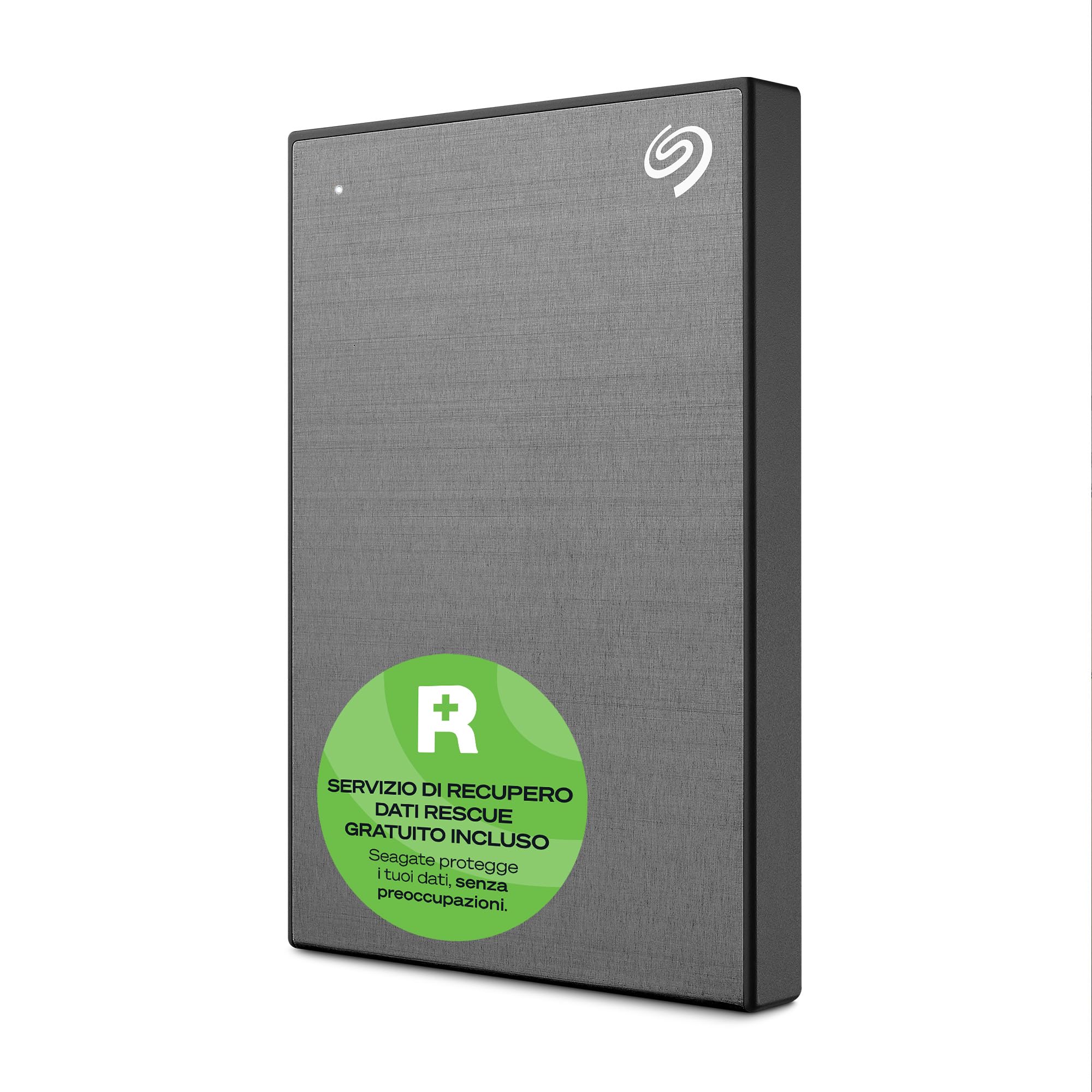 storia di archiviazione esterna seagate one touch 1 tb con cifratura password hardware e usb 3.0 in grigio spazio