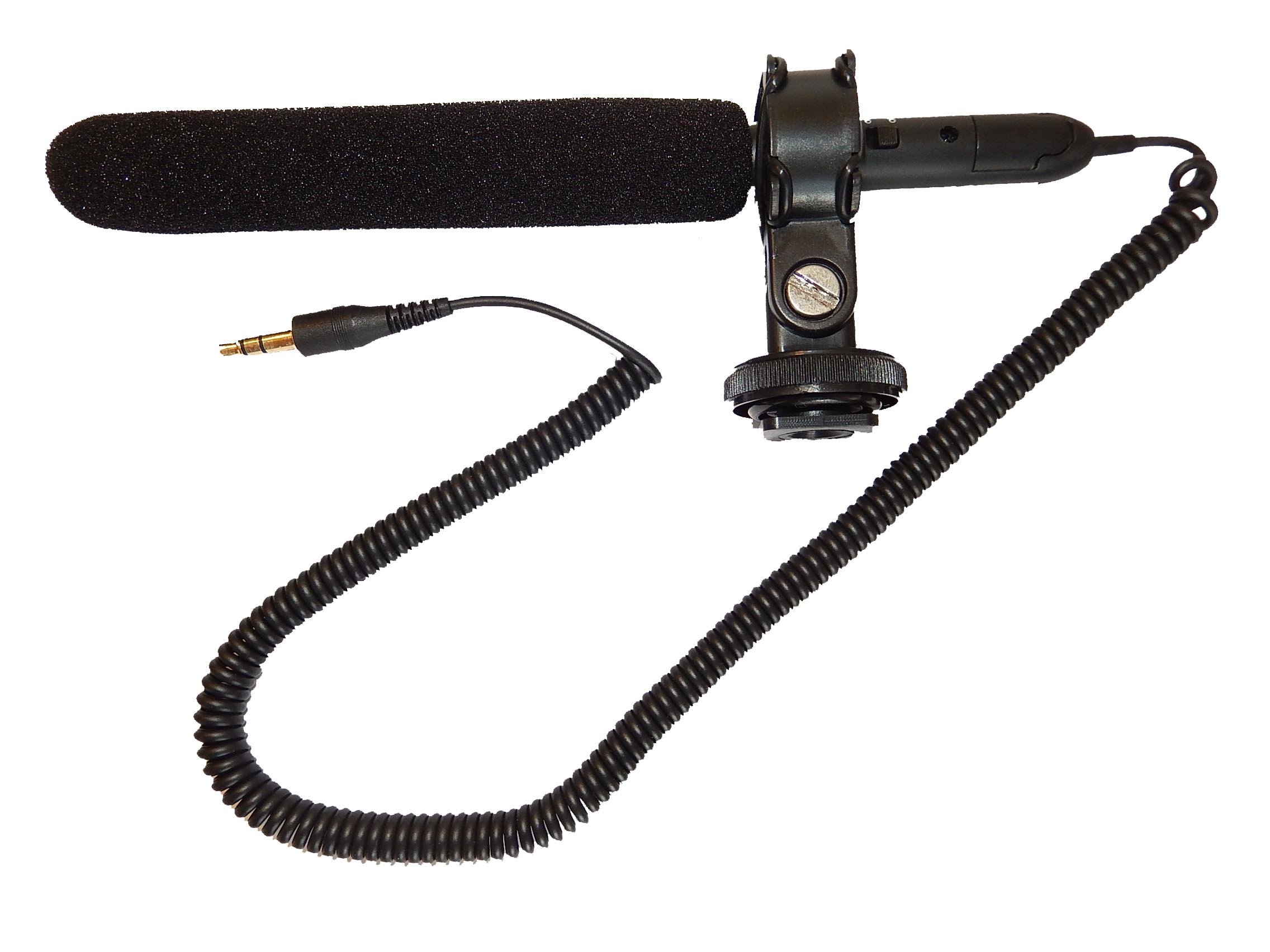 vhbw jack 3.5mm Microfono Esterno Shotgun per Fotocamera Videocamera Fujifilm FinePix S4530, S4400, S4300, HS50 EXR S8200, S6800