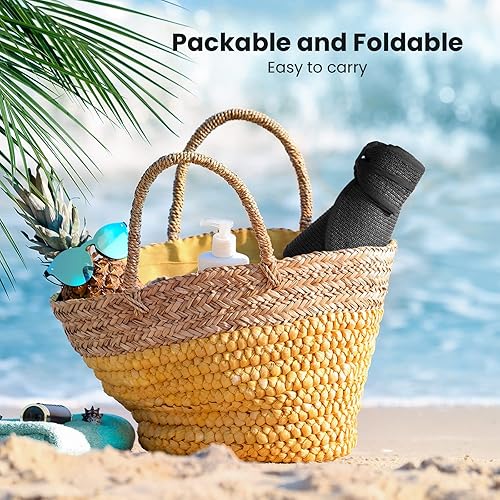 Miniatura 50 de Simplicity - Sombrero con protección solar UV UPF 50 para mujer, convertible en visera para playa