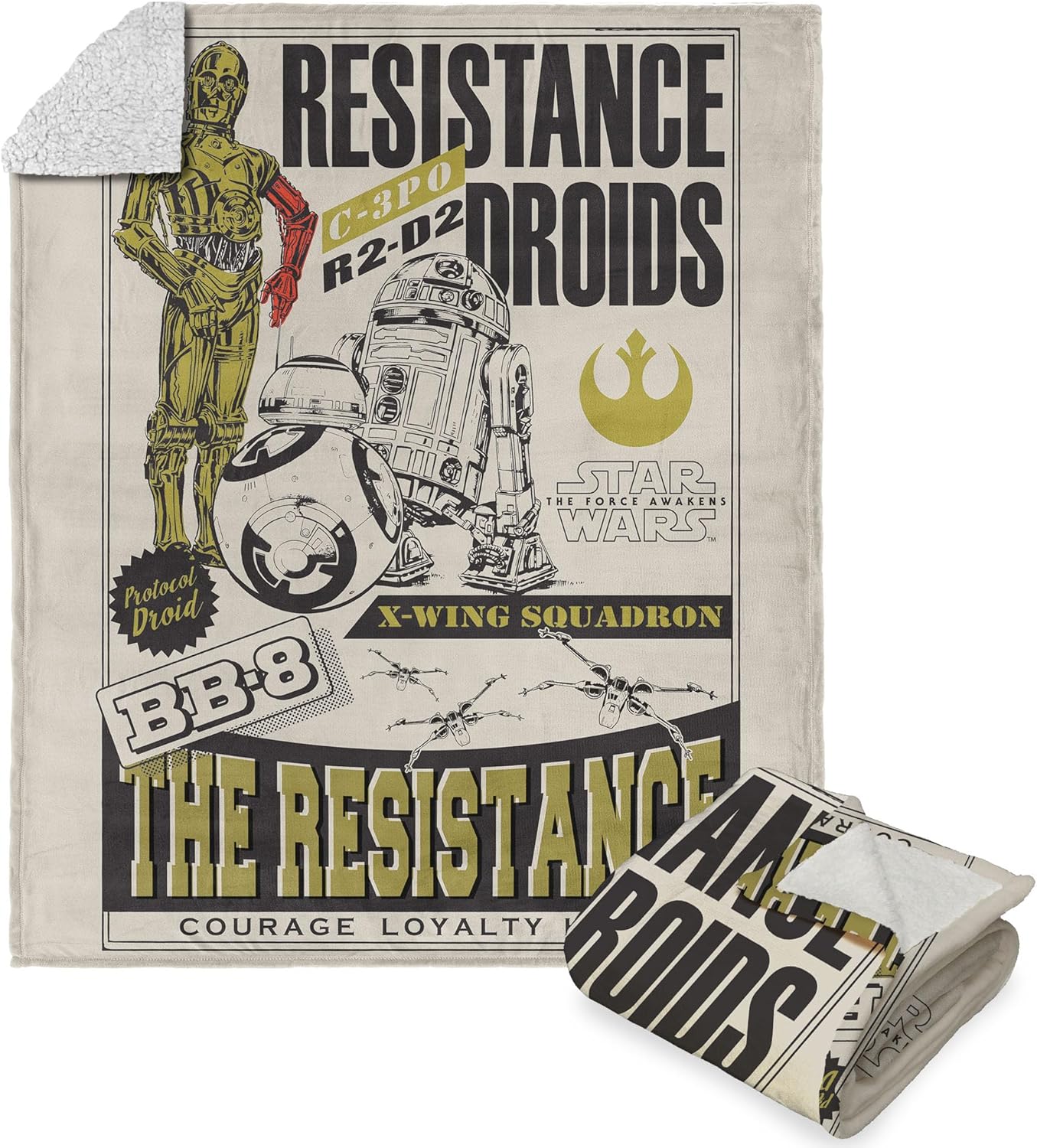 Disney Star Wars, Episode 8 Vintage Signage R2D2 & C3PO