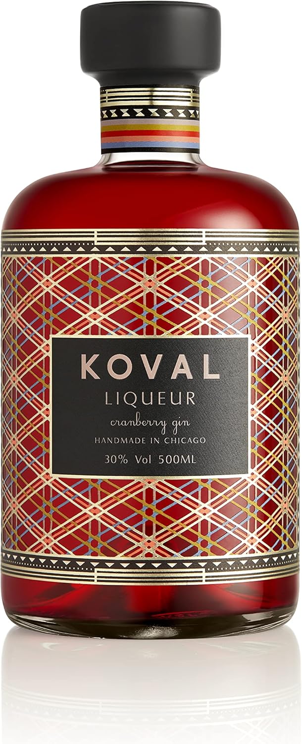 Koval Cranberry Gin Likör ,500 ml ,30 Vol. ,Fruchtige Noten von