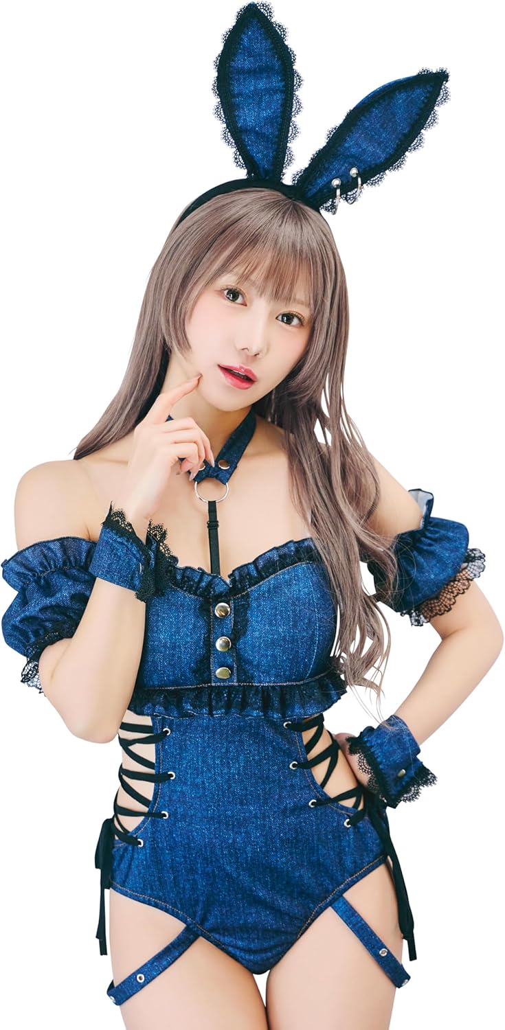 クリアストーン(Clearstone) SugarWhip コスプレ ハロウィン デニムライクバニー レディース ネイビー クリアストーン(Clearstone) SugarWhip コスプレ ハロウィン デニムライクバニー レディース ...