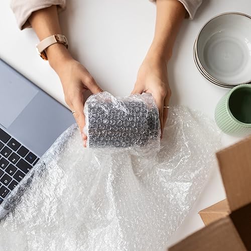 Miniatura 6 de Bolsa de burbujas de envío, 10 x 15.5 pulgadas. Paquete de 25 bolsas transparentes para embalaje. Bolsas de burbujas autoselladas para embalaje.