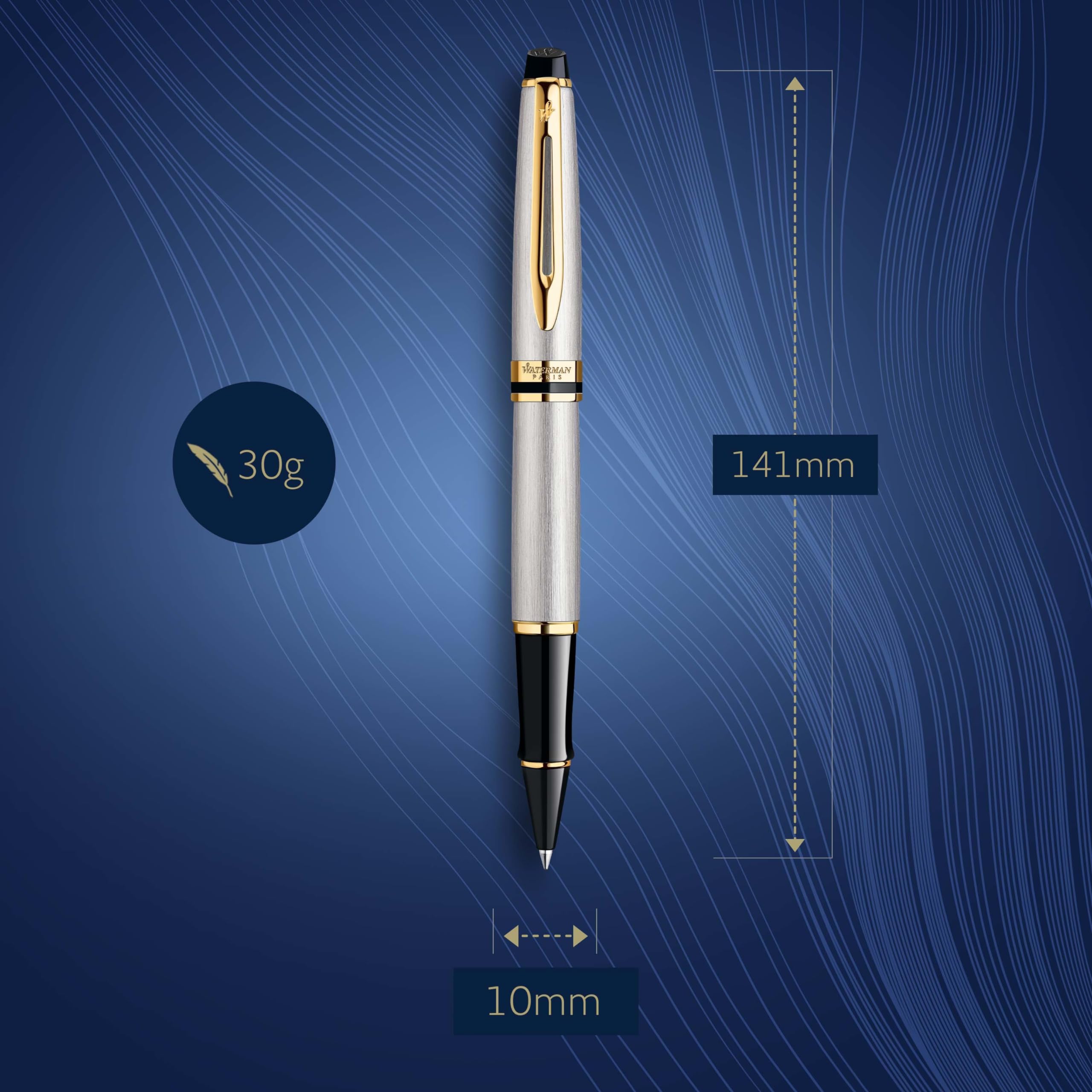 Amazon.co.jp: Waterman Expert Gift Box includes Fine Nib Gold Trim