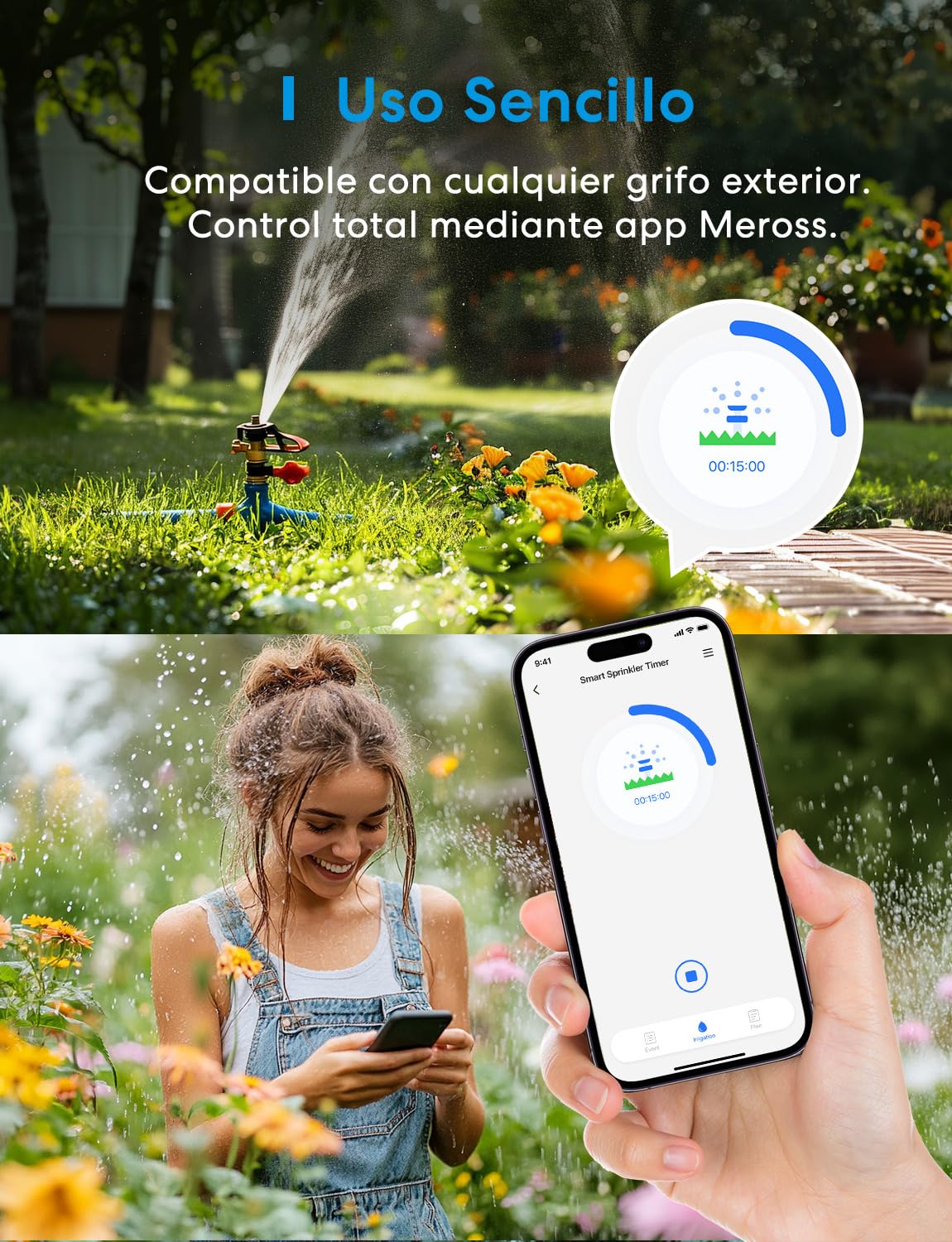 Meross Centralina Irrigazione WiFi (2 PCS) con Hub