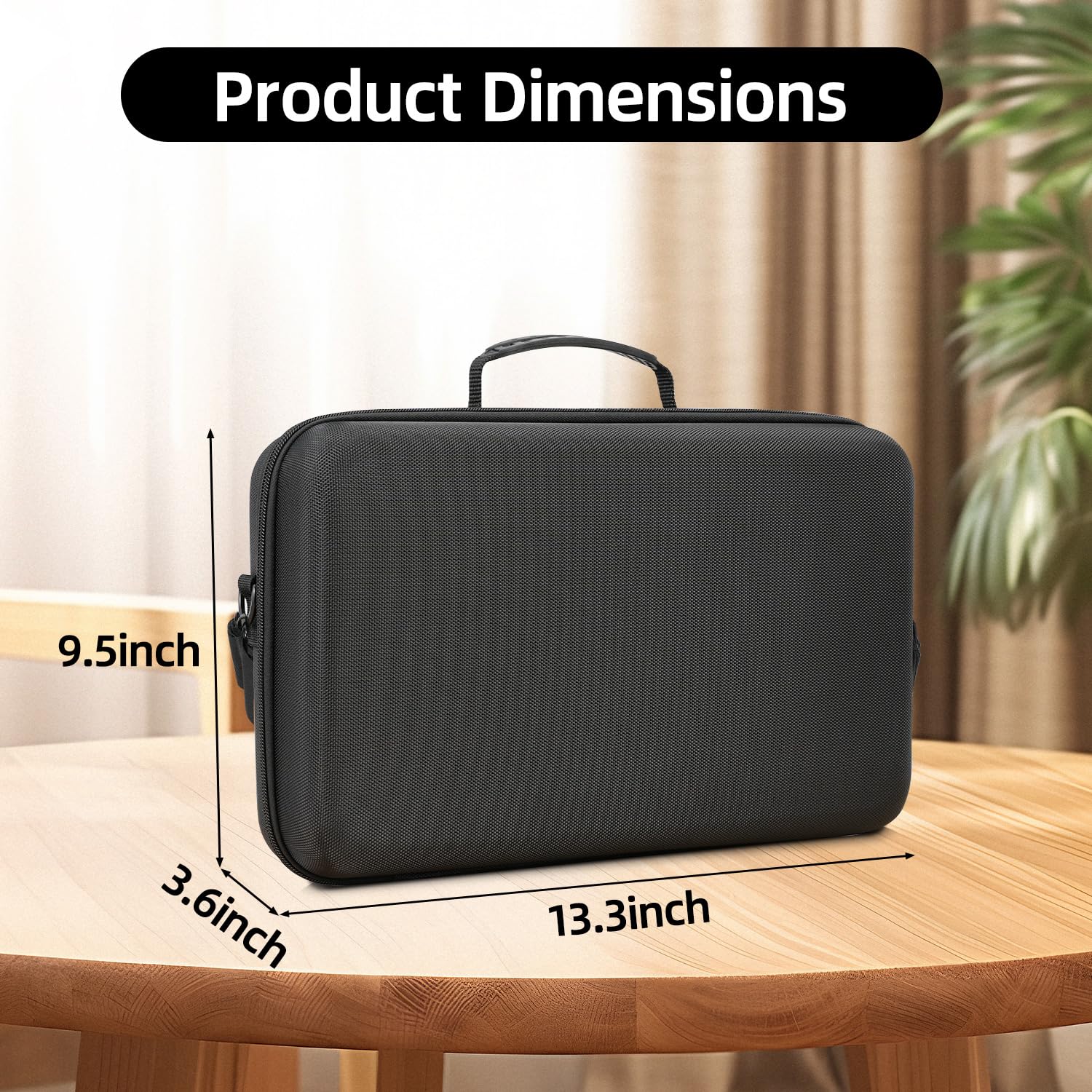 Hartschalen-Reisetasche für Epson Workforce WF-110 / WF-100 kabellose Mobile Drucker, Aufbewahrungstasche für Drucker (nur Hülle) | Schützende Tragetasche, stoßfeste Schale, innerer Aufbewahrungs-Organizer, staubabweisend, für Reisen und Büro, Doppelzweck