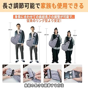 Amazon | CHMKSTC 最新型 ペットスリング ペット バッグ 抱っこ