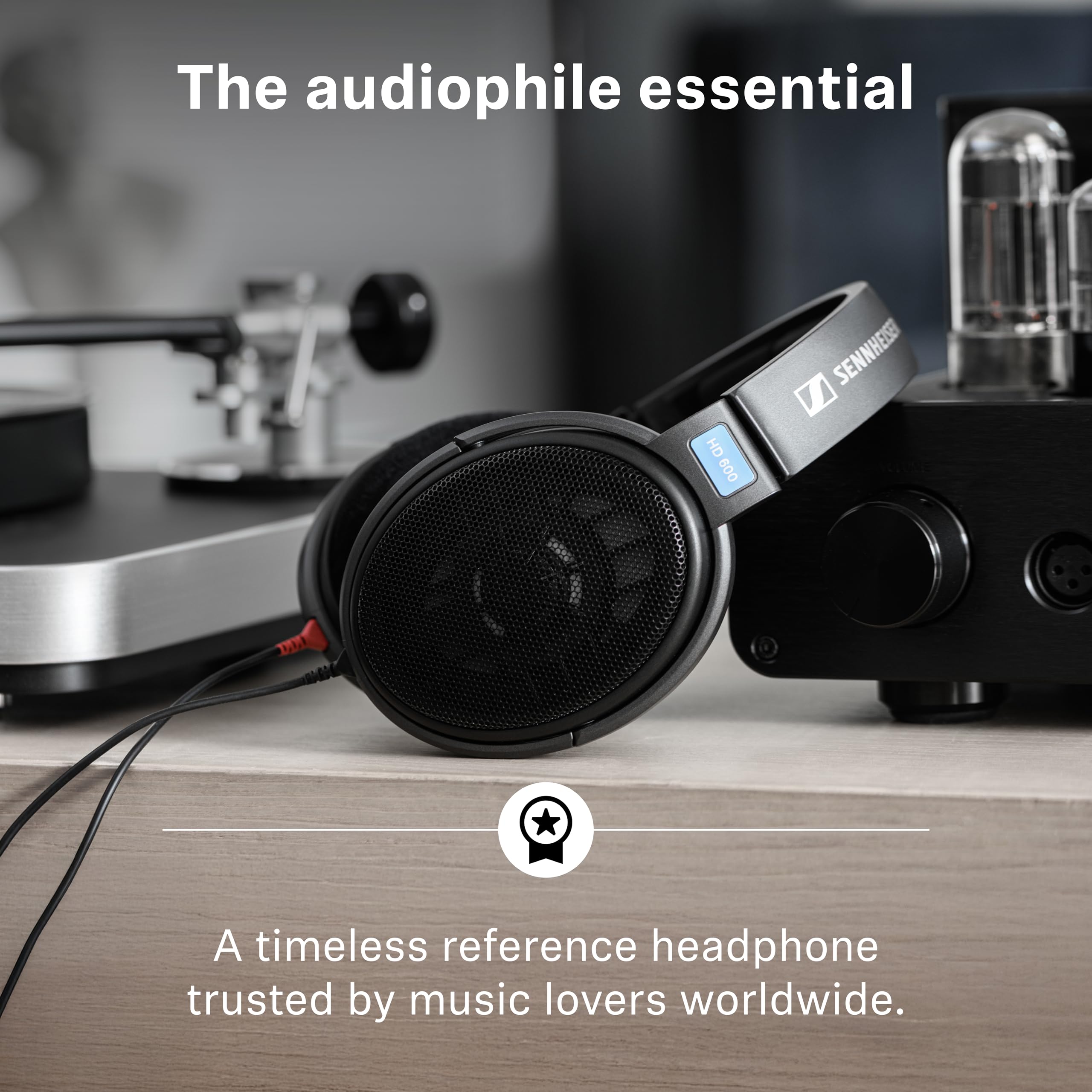 Sennheiser HD 600 - Audiophile Open-Back Dynamic Wired Headphones