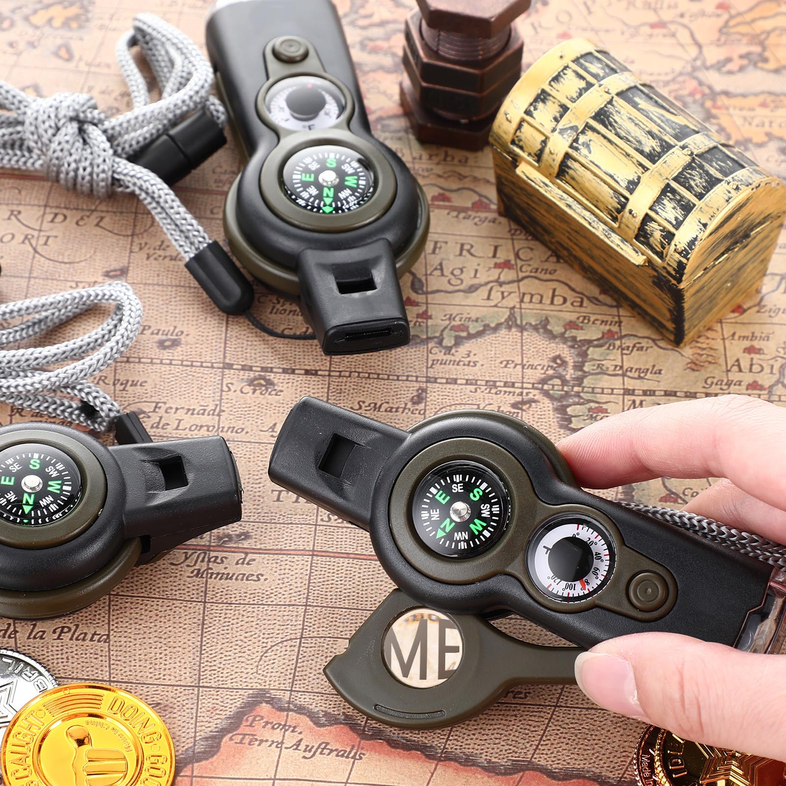 Amazon.com : Arrowbash 12 Pack Emergency Survival Whistle 7-in-1