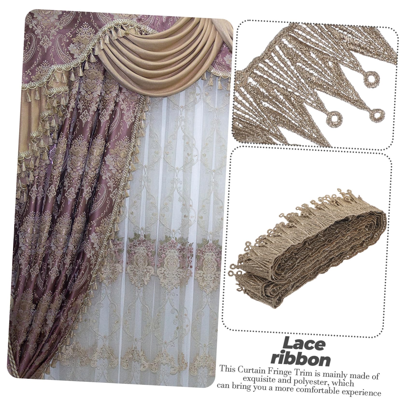Angoily Accesorios de Encaje Tela de Encaje para Hogar DIY para Vestidos de Novia para Manualidades
