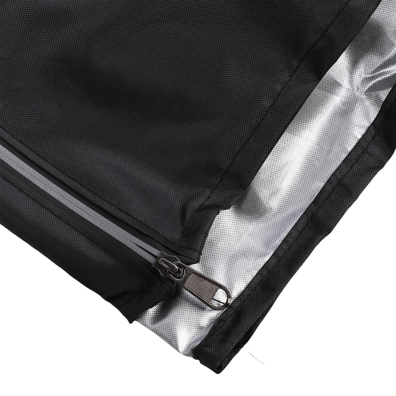 Copertura Completa per Carrello Elevatore Impermeabile e Resistente Al Sole Tessuto Oxford 420D con Strisce Riflettenti Misura Universale per Carrello Elevatore da 8000 Libbre Protezione per