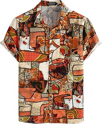 Linnen herenshirt met korte mouwen Naaipatroon: XS-4XL (pdf-patroon) - België